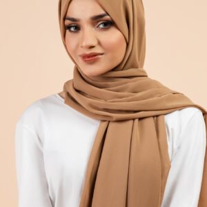 Premium Georgette - Almond