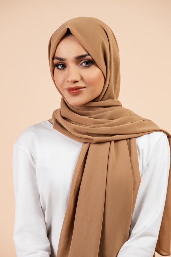 Premium Georgette - Almond