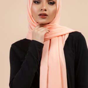 Premium Georgette - Creamy Peach