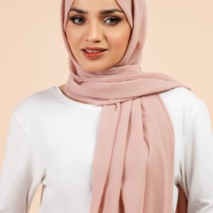 Premium Georgette - Dusty Pink