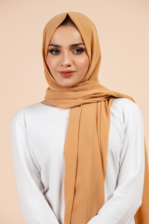 Premium Georgette - Golden Beige