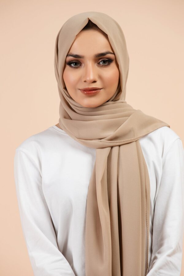 Premium Georgette - Khaki