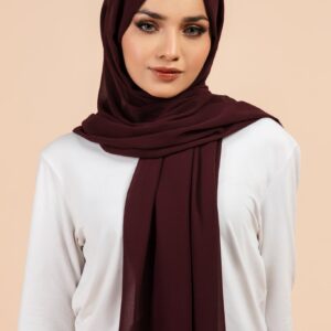 Premium Georgette - Mahogany