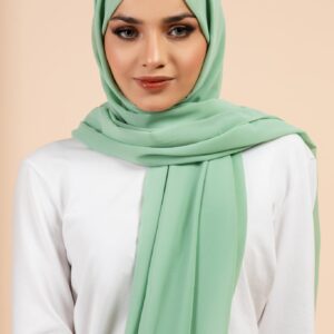 Premium Georgette - Mint