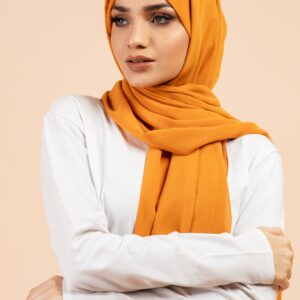 Premium Georgette - Mustard