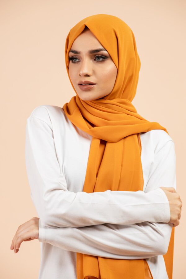 Premium Georgette - Mustard