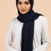 Premium Georgette - Navy Blue