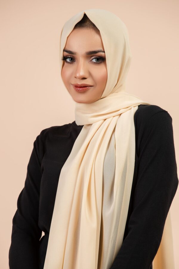 Premium Georgette - Oatmeal
