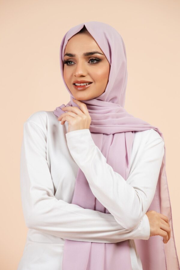 Premium Georgette - Periwinkle - Image 2