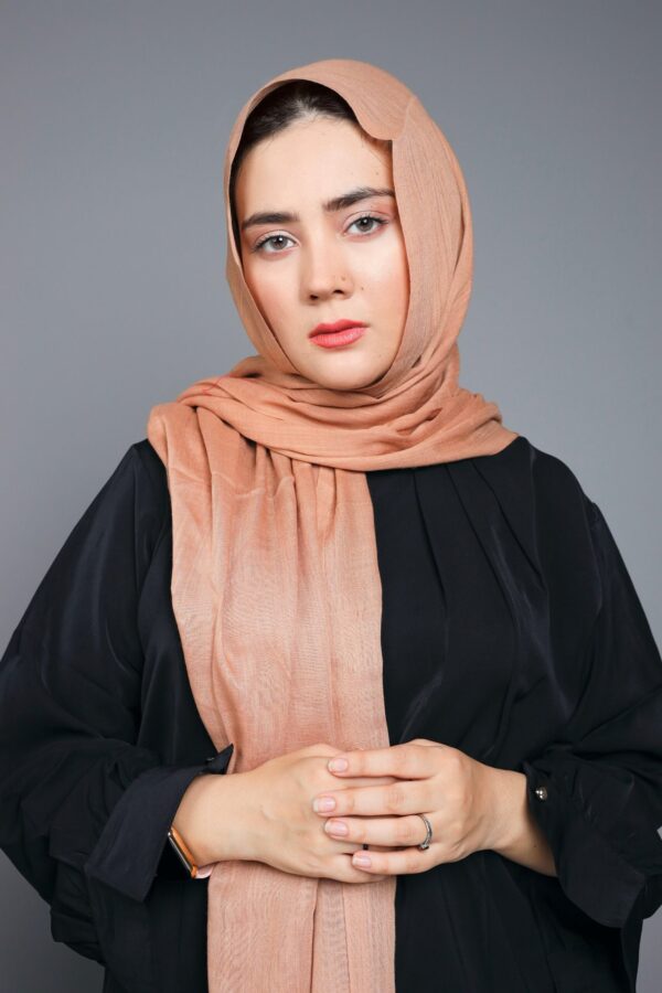 Turkish Hijab Viscose Material in Hazelnut