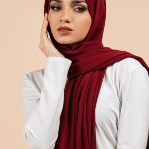 Premium Georgette - Maroon