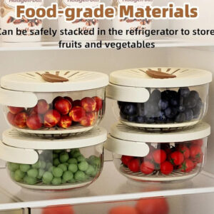 2 in 1 Multifunctional Drainer and Strainer, Draining Basket with Lid