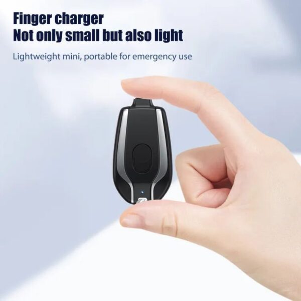 Keychain Phone Charger Emergency Power Banks Retractable Plug Power Fast Charging - Image 3